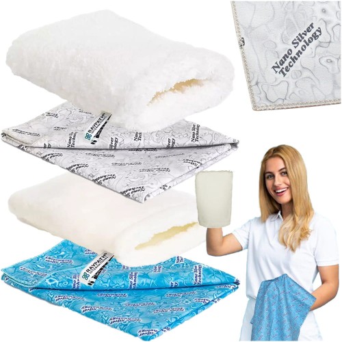Raypath zestaw do Czyszczenia Rękawica czyszcząca Biała+NOVA + 2x Sunbeam