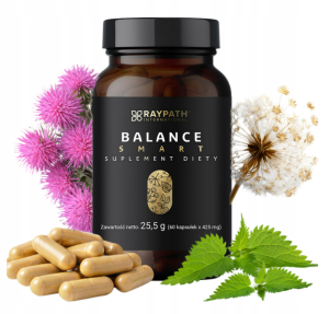 Raypath suplement DETOX SMART 60 kapsułek Mniszek Ostropest Pokrzywa Koper