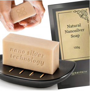 Raypath szare Mydło kosmetyczne w Kostce 100ml 100g antybakteryjne Kostka