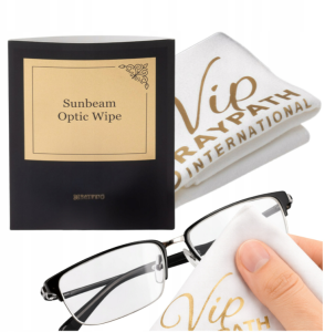 Raypath Ściereczka do okularów Sunbeam Biały VIP Czyszczenie z Mikrofibry