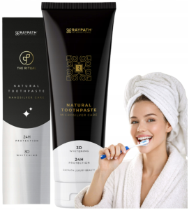 Raypath pasta do Zębów 100ml 100g Wybielająca naturalna z Nanosrebrem Nano